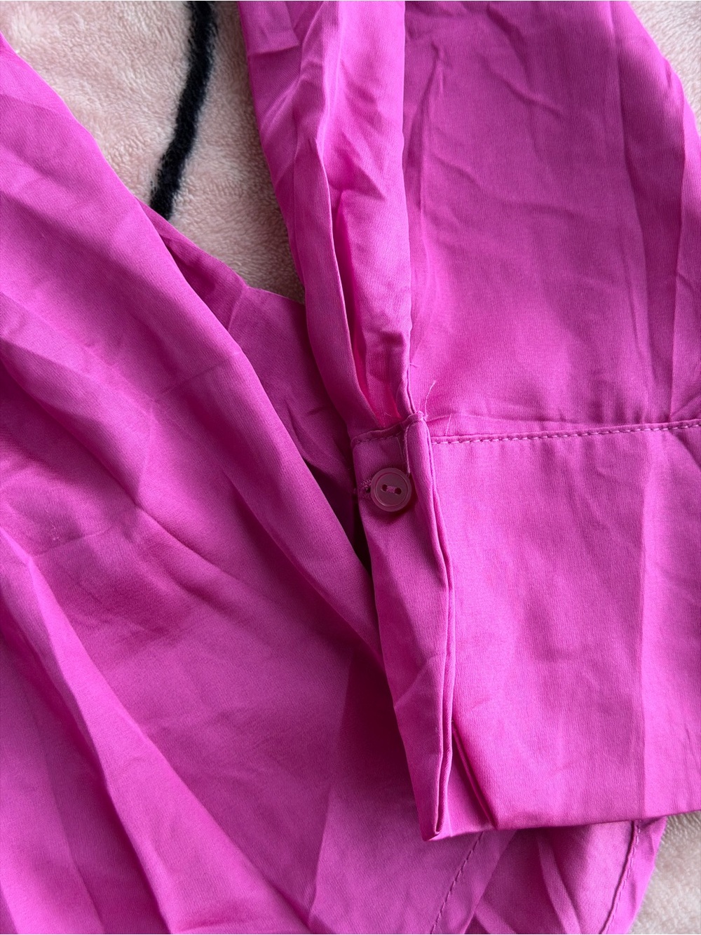 Pink button down top - Picture 3 of 7